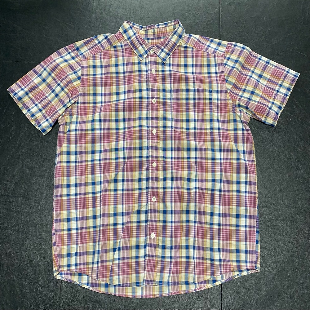Vintage 2000s Y2K Patagonia REI Men’s Casual Button Up Pocket Short Sleeve Shirt